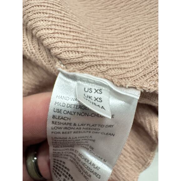 Free People Rainbow Dreams Top Arizona Sands Oversized Sz XS Balloon Sleeve - Picture 4 of 8